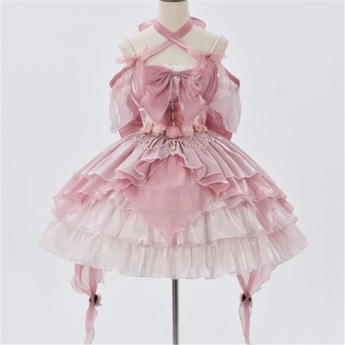 小花仙小花嫁Lolita洋装华丽优雅JSK连衣裙小花仙洛丽塔衣服安安