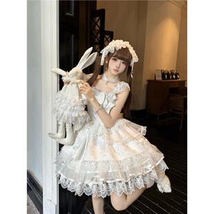【芙蕾诗屿】原创设计Jsk芭蕾风Lolita连衣裙生日成人礼洛丽塔lo