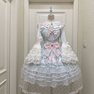 【椿樱序曲】韩菇凉原创设计Lolita洋装甜美jsk吊带连衣裙女春季