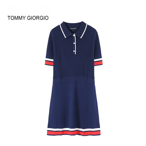 【Tommy Giorgio】英伦针织衫连衣裙0307