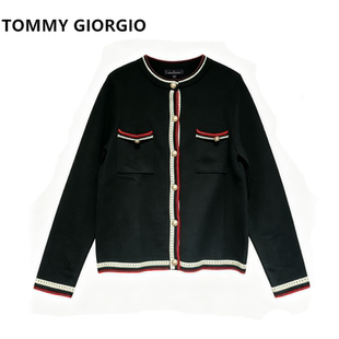 【TommyGiorgio女式开衫绵羊毛针织衫8810