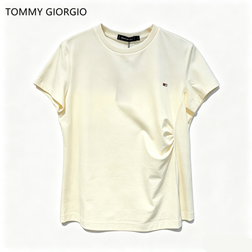 【TommyGiorgio】女式天丝莱赛尔小蛮腰T恤衫4749