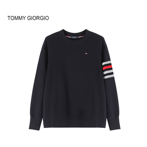 【Tommy Giorgio】女式华夫格卫衣圆领5752