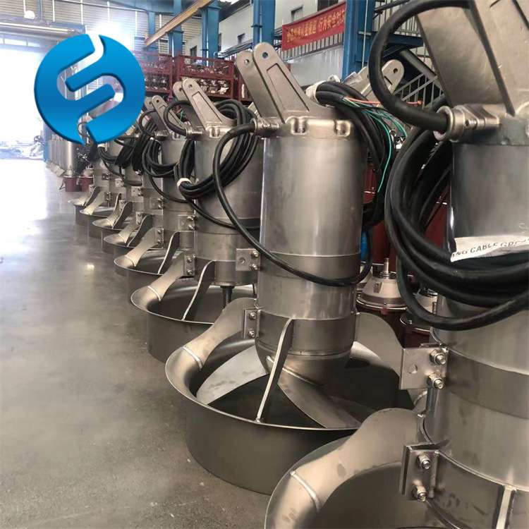 手提式安装潜水搅拌机QJB1.5/6-260/3-740材质304不锈钢