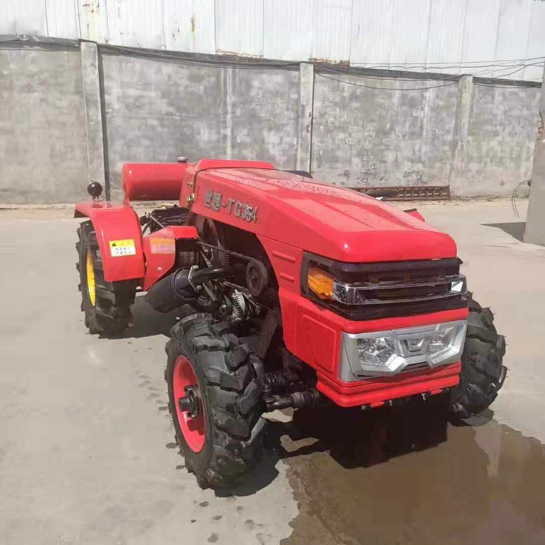 小型后驱动四轮拖拉机 大棚王低矮型四轮拖拉机 多功能田园管理机