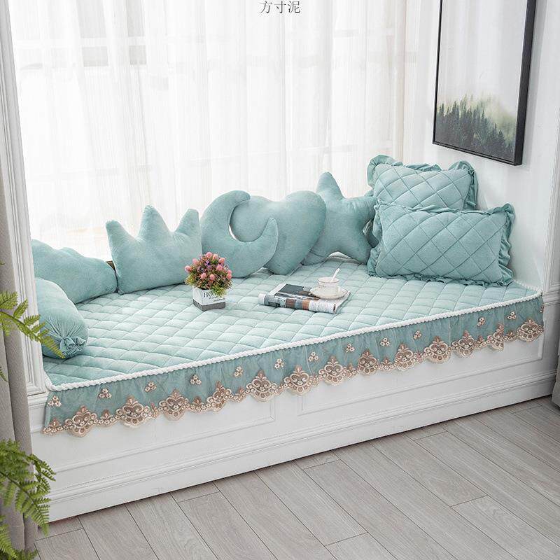 欧式飘窗垫窗台垫四季通用短毛绒加厚阳台坐垫榻榻米可外贸厂