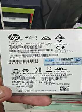 惠普1.92TSAS企业级服务器SSD硬盘，型号HSCP1--议价商品