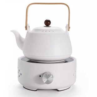 围炉煮茶器电陶炉陶瓷烧水壶茶炉家用水壶提梁壶普洱白茶煮茶套装
