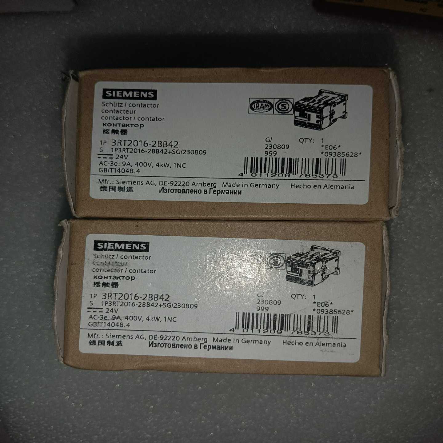 西门子接触器3RT2016-2BB42全新正品--议价商品
