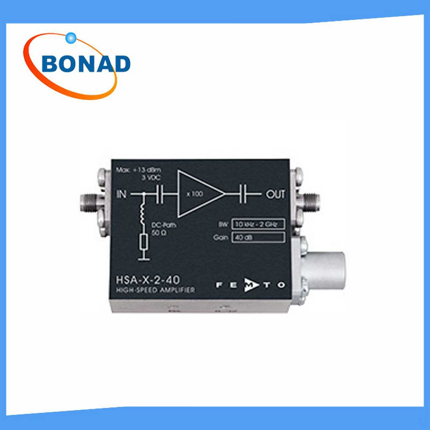 HSA-XI-2-40高速GHz放F大器德国FEMTO宽带放大器