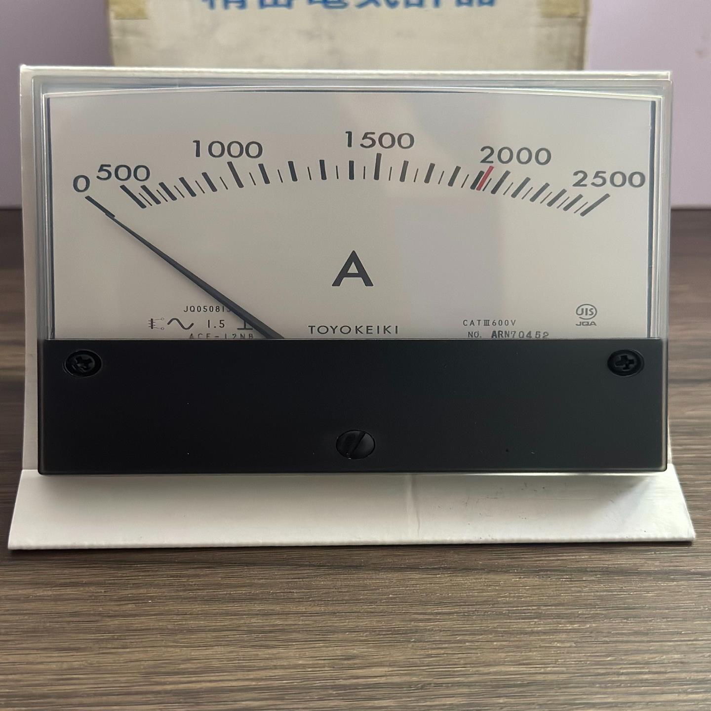 Toyo Keiki ACF-12NB,电流表,未使用原(佳毅工控)