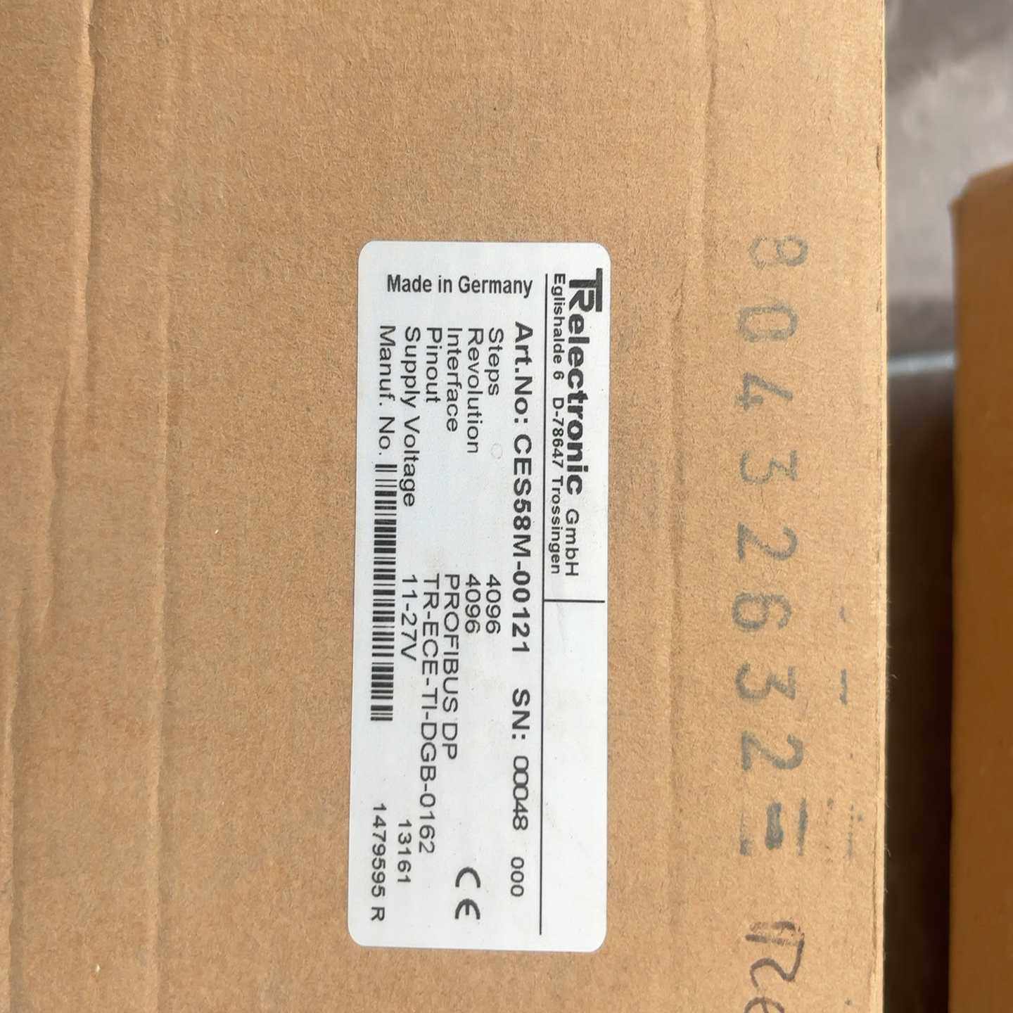 德国TR帝尔编码器CES58M-00121，40询价