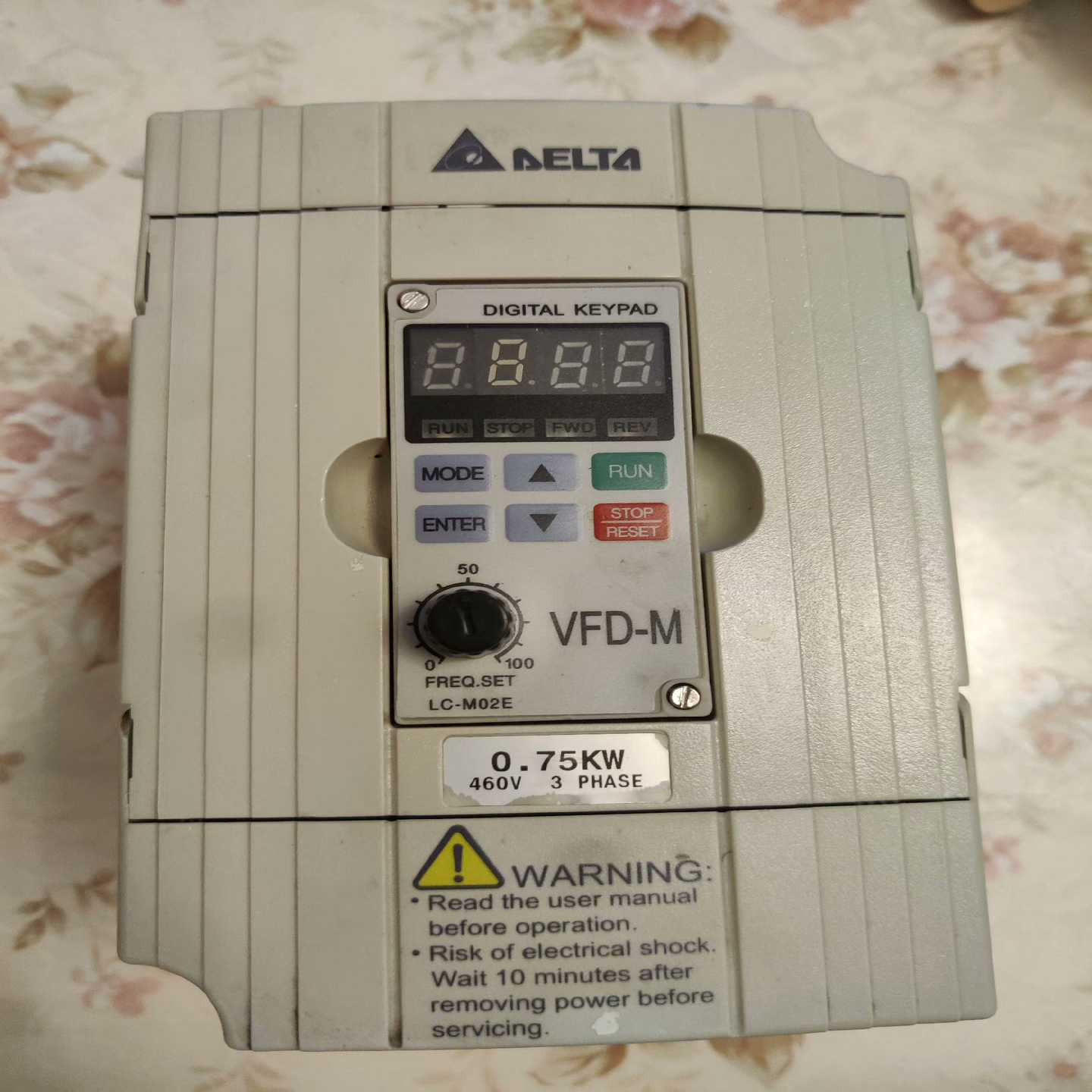 台达变频器VFD007M43B型号0.75kw380v件询价