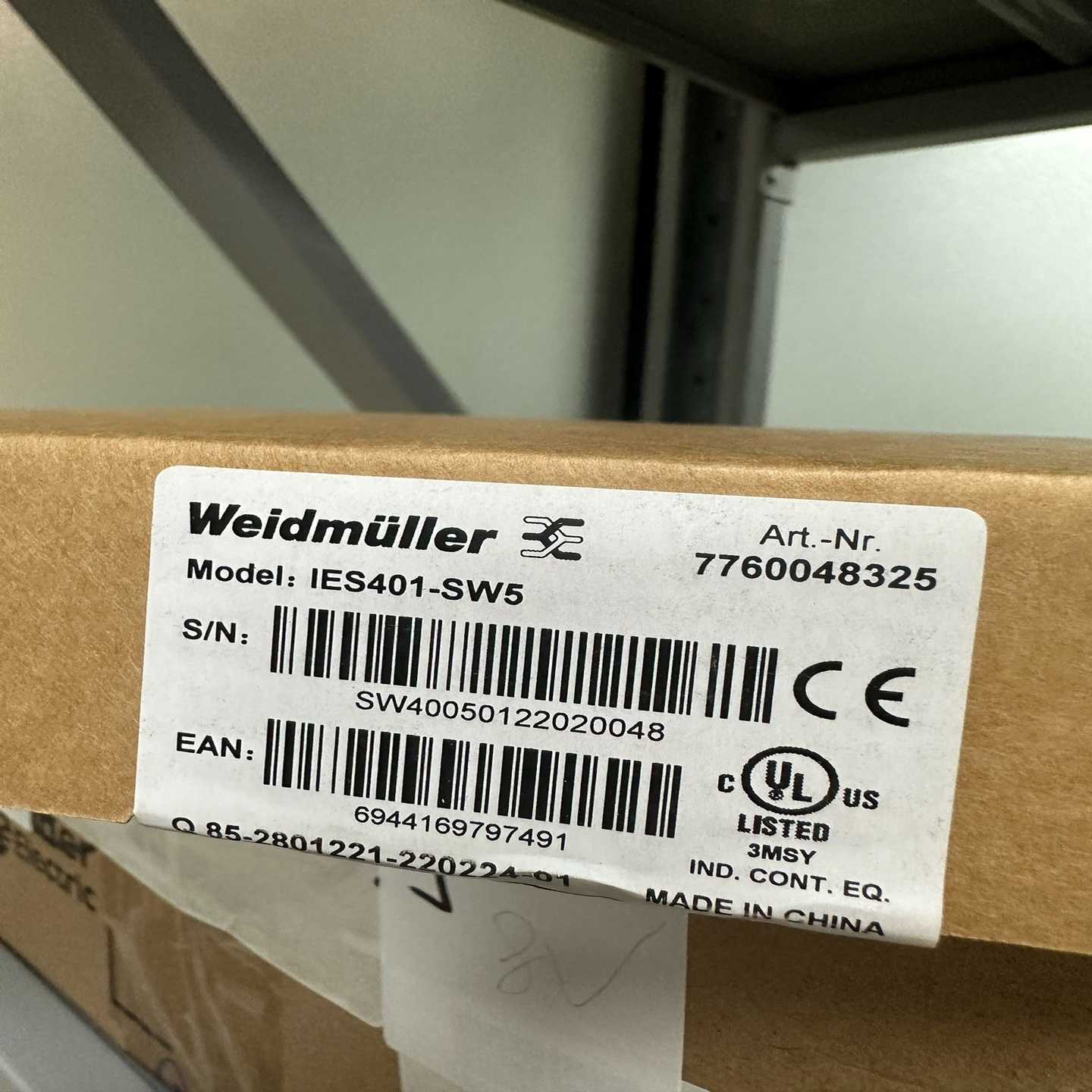 魏德米勒交换机7760048325IES401-SW5--议价商品