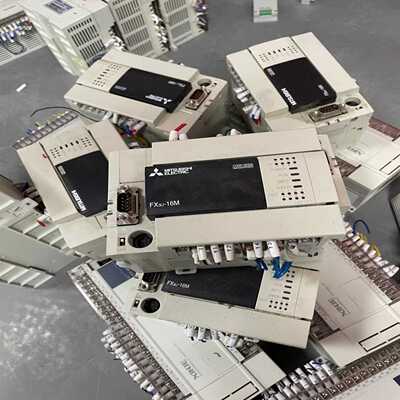 原装三菱PLCFX3U-16MR/ES-A二手拆机，功能--议价商品