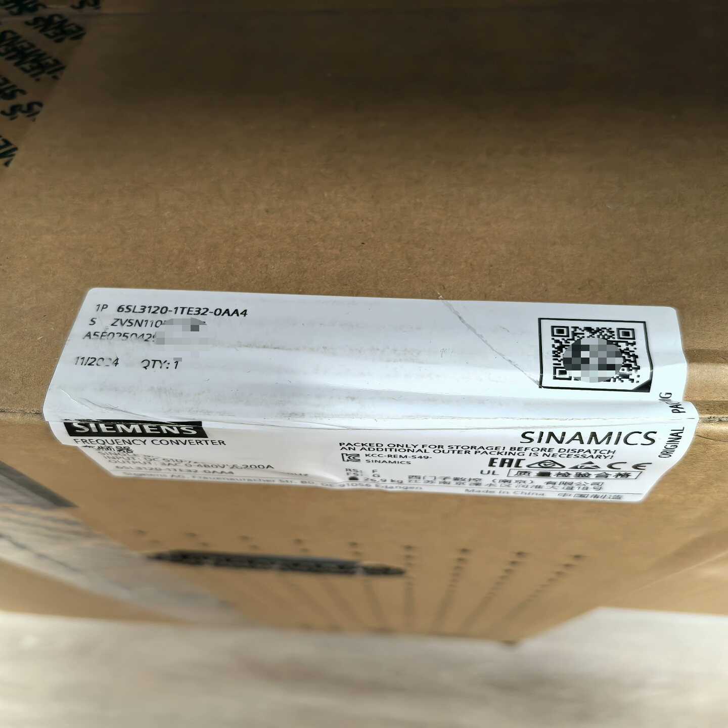 6SL3120-1TE32-0AA4保内未拆封询价