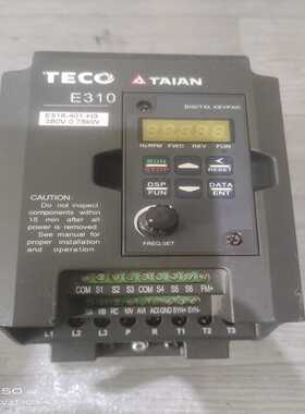 台安变频器E318-401-H30.75KW380V已询价