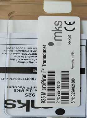 询价全新MKS925MicroPirani真空计，型号925