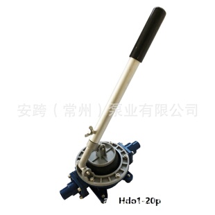 手摇泵隔膜式 半旋式 手动泵船用手摇泵皮划艇救生艇排水泵舱底泵
