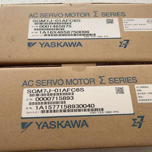 配件全新安川伺服驱动SGD7S-R90A00A002 电机 SGM7J-01AFC6S议价