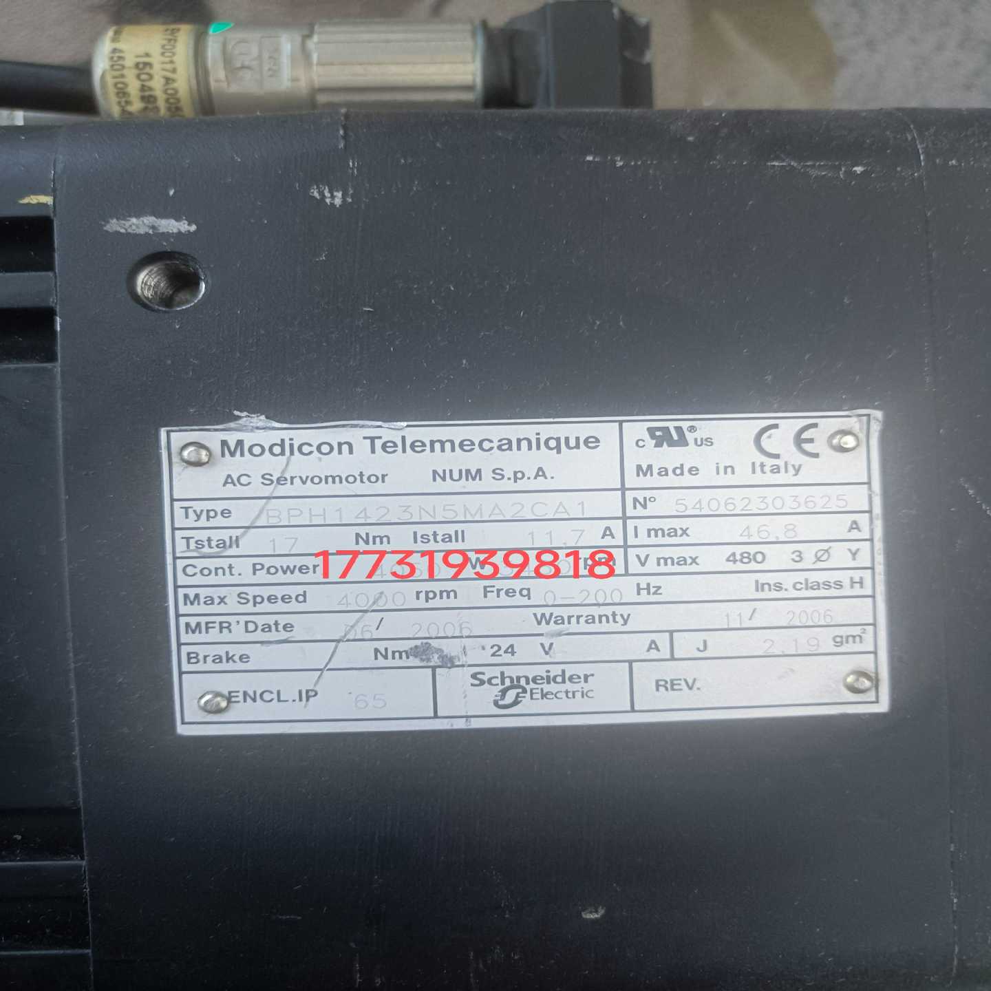 BPH1423N5MA2CA1库存伺服电机，外观有磕碰询价