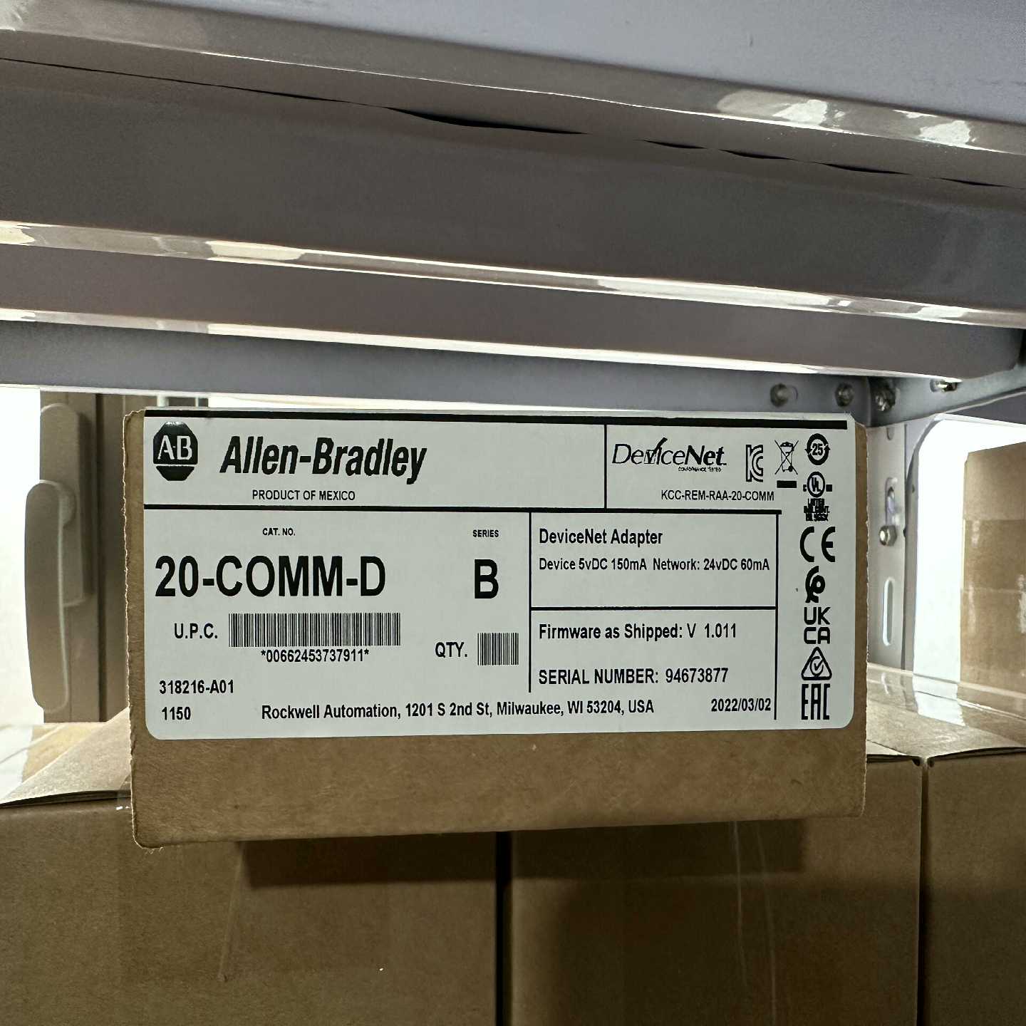 AB变频器附件20-COMM-D全新原装正品现货，实物图，