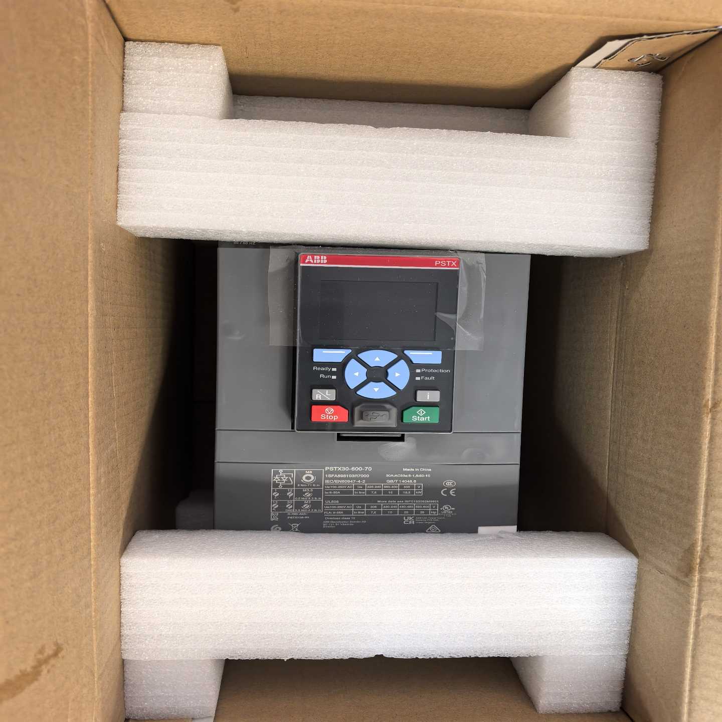 软启动器，PSTX30-600-70，有包装，己拆询价