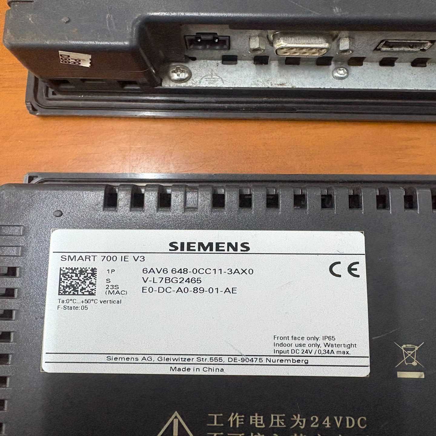 触摸屏SMART700IEV3型号6AV66询价