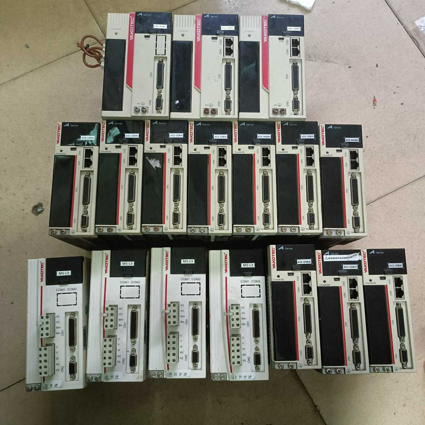 询价研控伺服驱动器AS2-10BAI有7台,AS2-04BAI有