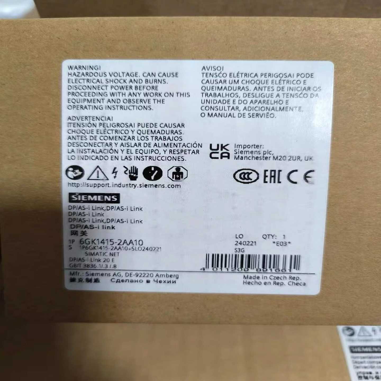 【议价】6GK1415-2AA10模块适用