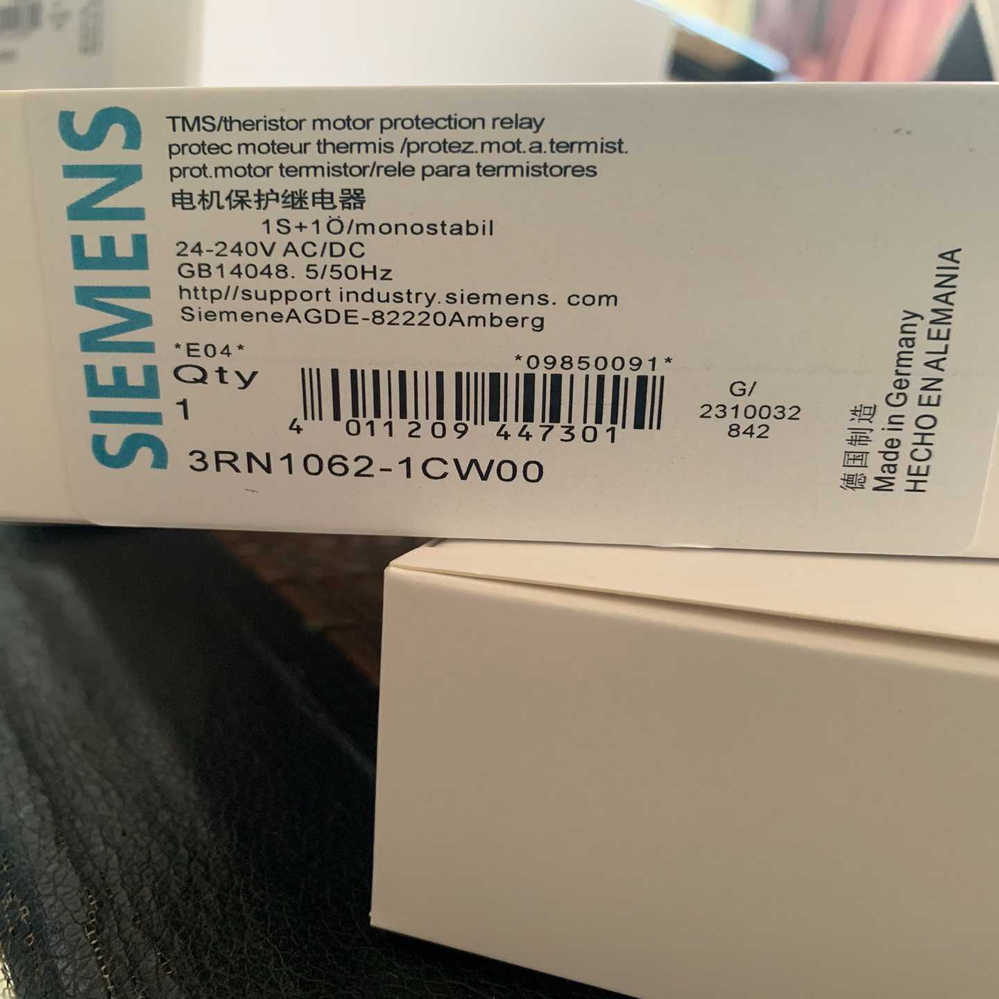 继电器3RN1062-1CW00的议价询价