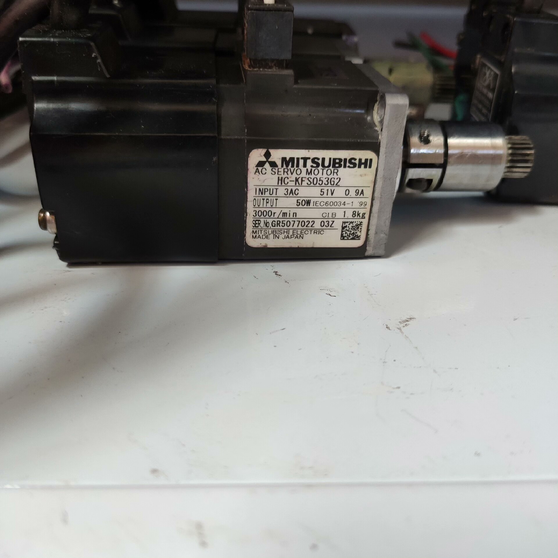 议价三菱电机 HC-KFS053G250W 成色如图 功能包好