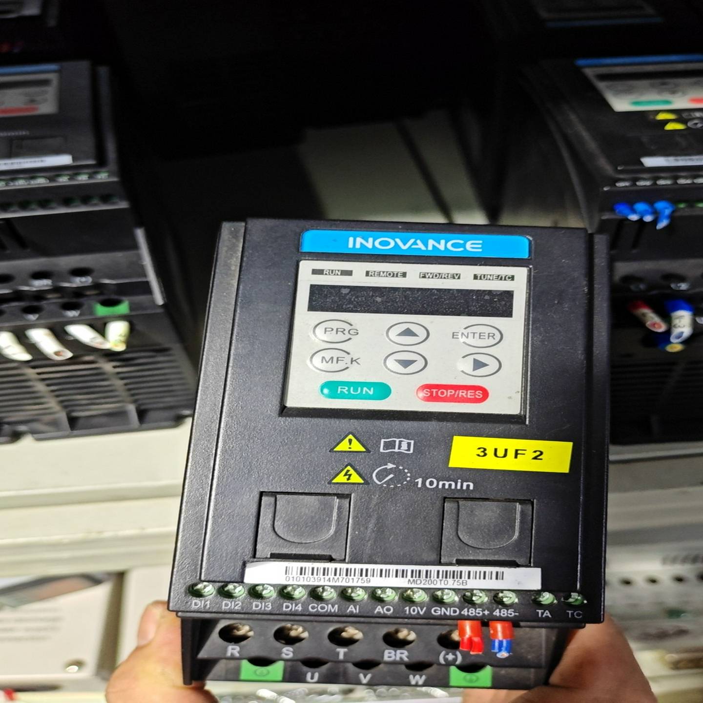 咨询-汇川变频器:MD200T0.75B