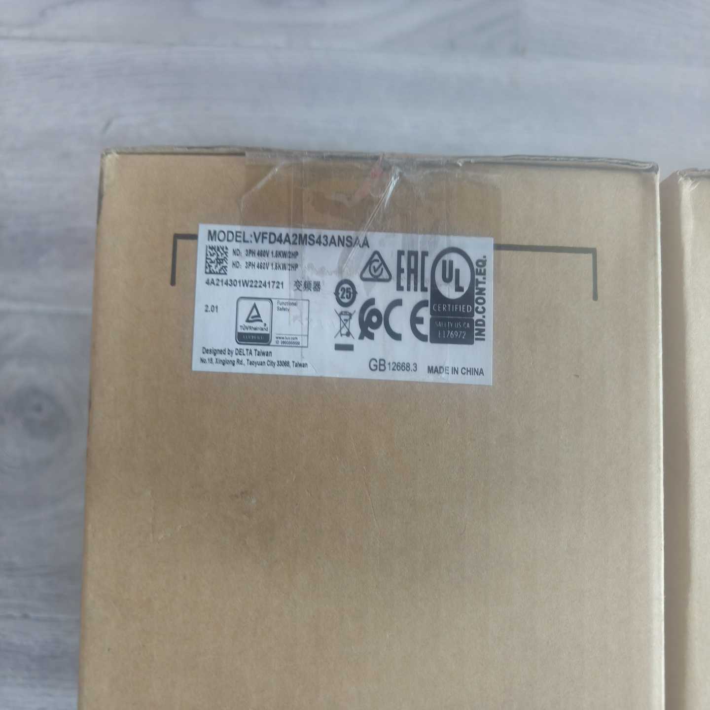 （议价）【出】VFD4A2MS43ANSAA变频器盒码一致