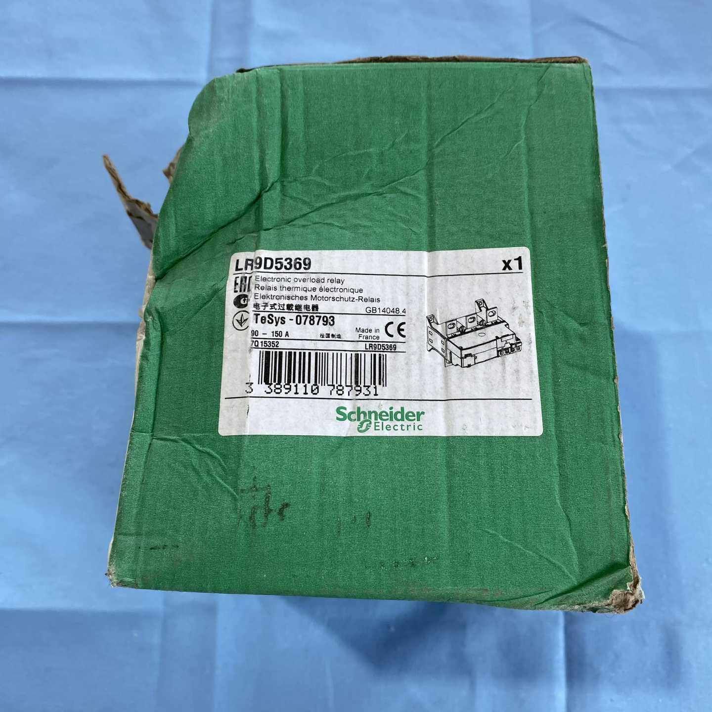 LR9D5369电子式热过载继电器90-150A法；议价