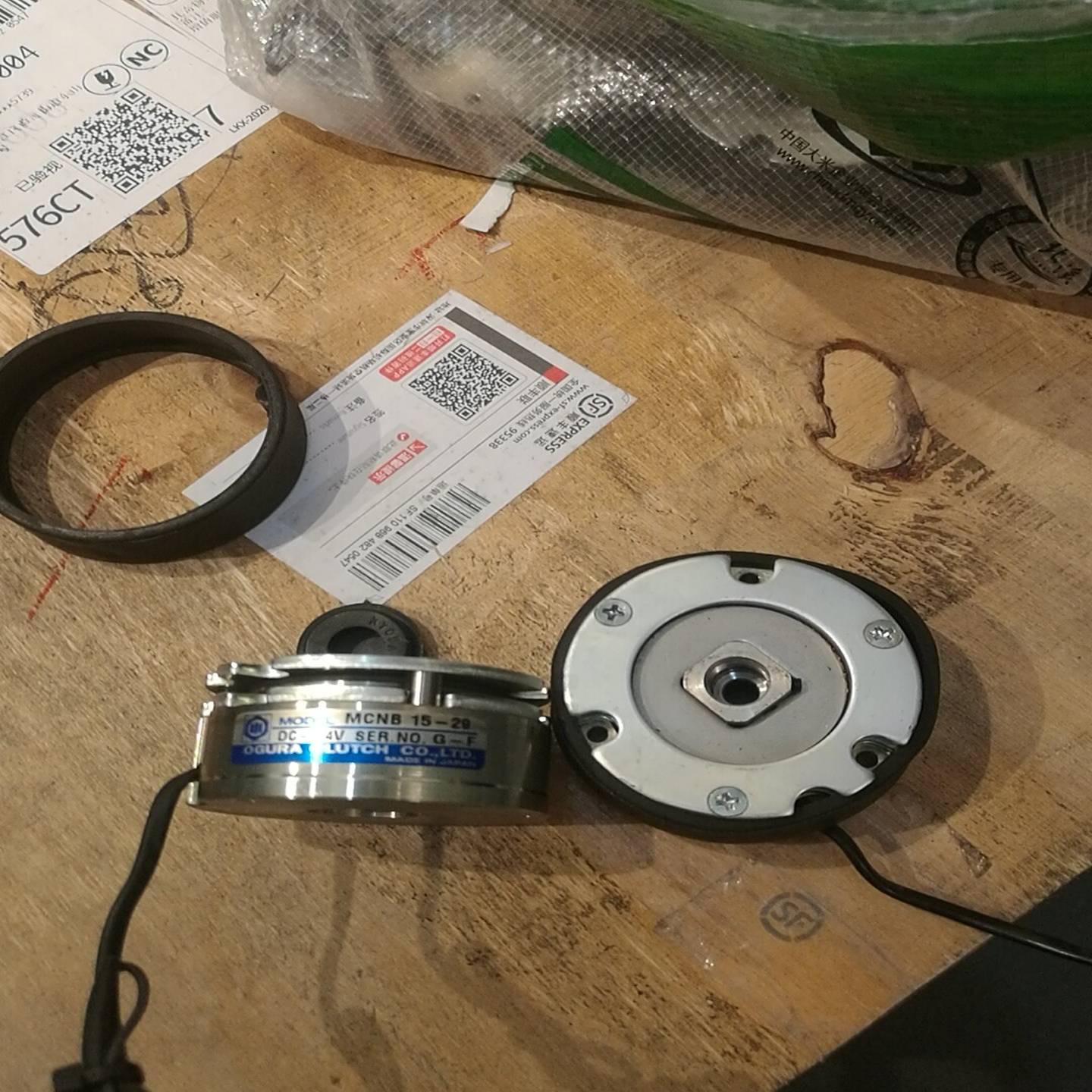 MCNB 15-29.小仓电磁离合器.伺服马达煞车外径56m