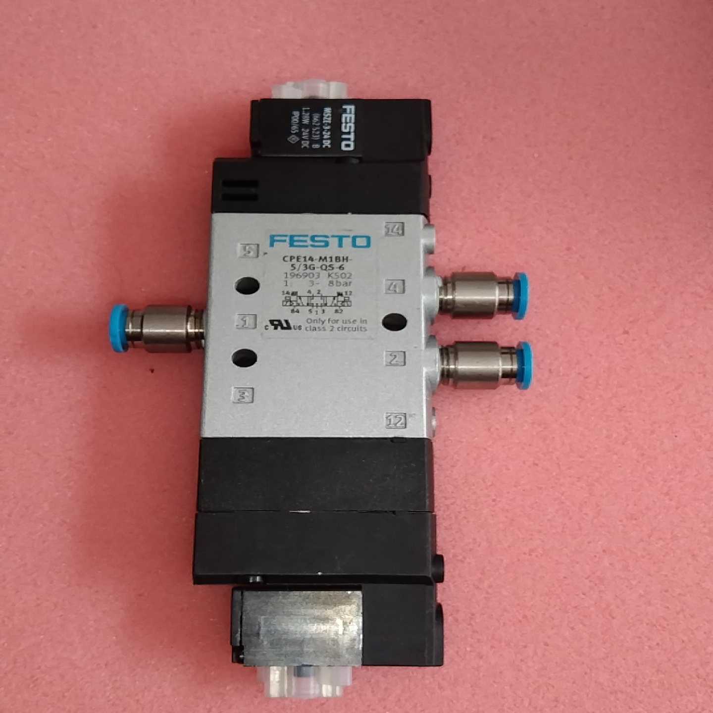 咨询-FESTO电磁阀，型号:CPE14-M1BH-5/3G-Q5