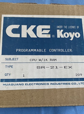 溢价-CKEKoyo光洋PLCCPU模块SR21EX带