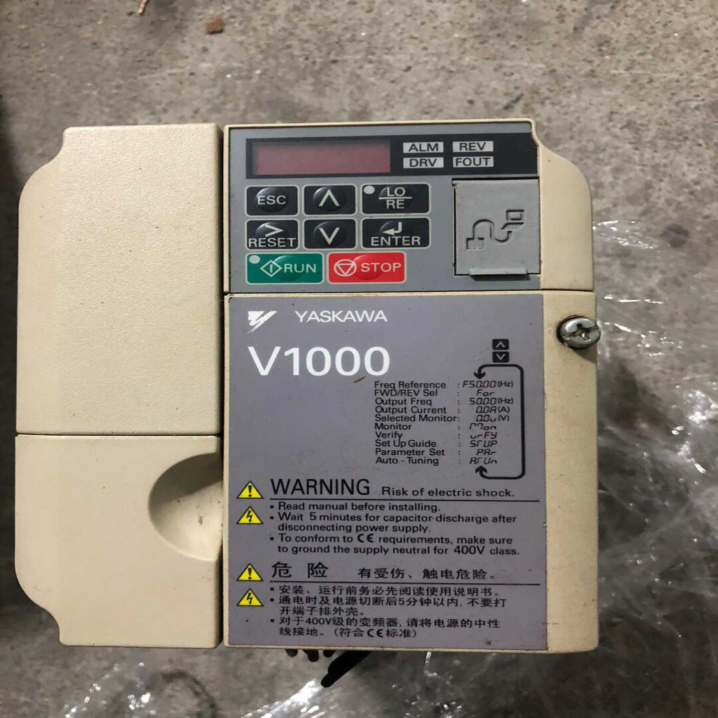 安川变频器V1000系列CIMR-VB4A0007BBA3(亚飞商行）