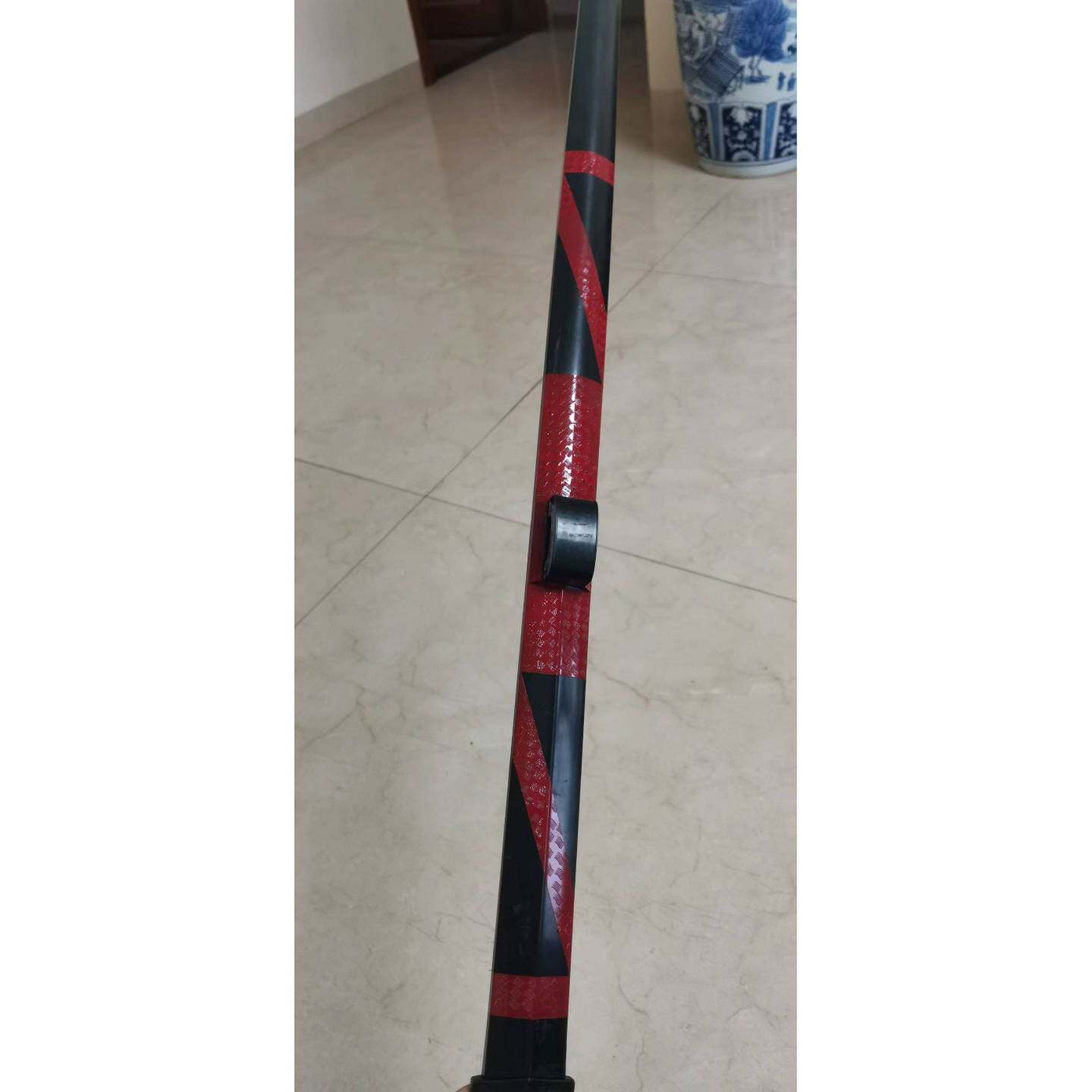 汉服心汉剑，石头剑，剑身黑白两色，未开刃。