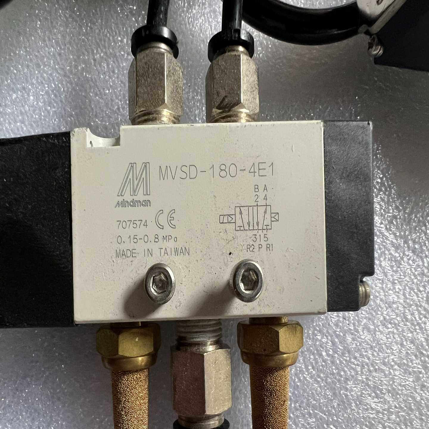 议价台湾金器电磁阀MVSD-180-4E1 流水线剪线版