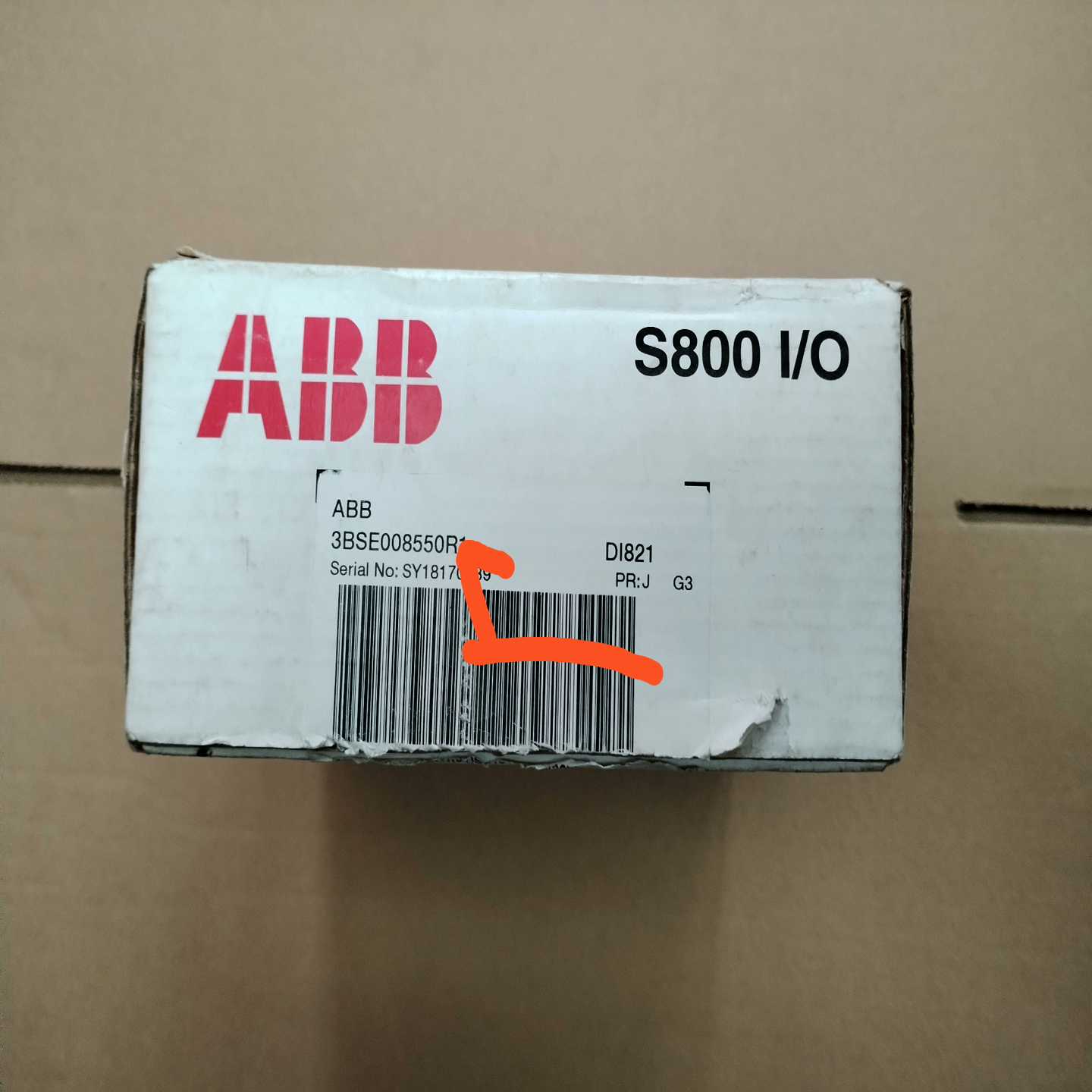 ABBDCS模块，型号DI821，3BSE008550R拍前询价