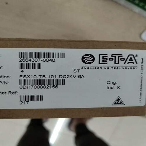 ESX10-TB-101-DC24V-6A电子断路器~询价