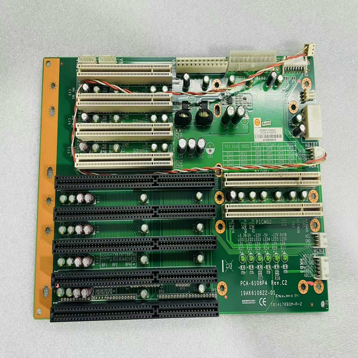 研华IPC-6608工控机底板PCA-6108P4Re询价