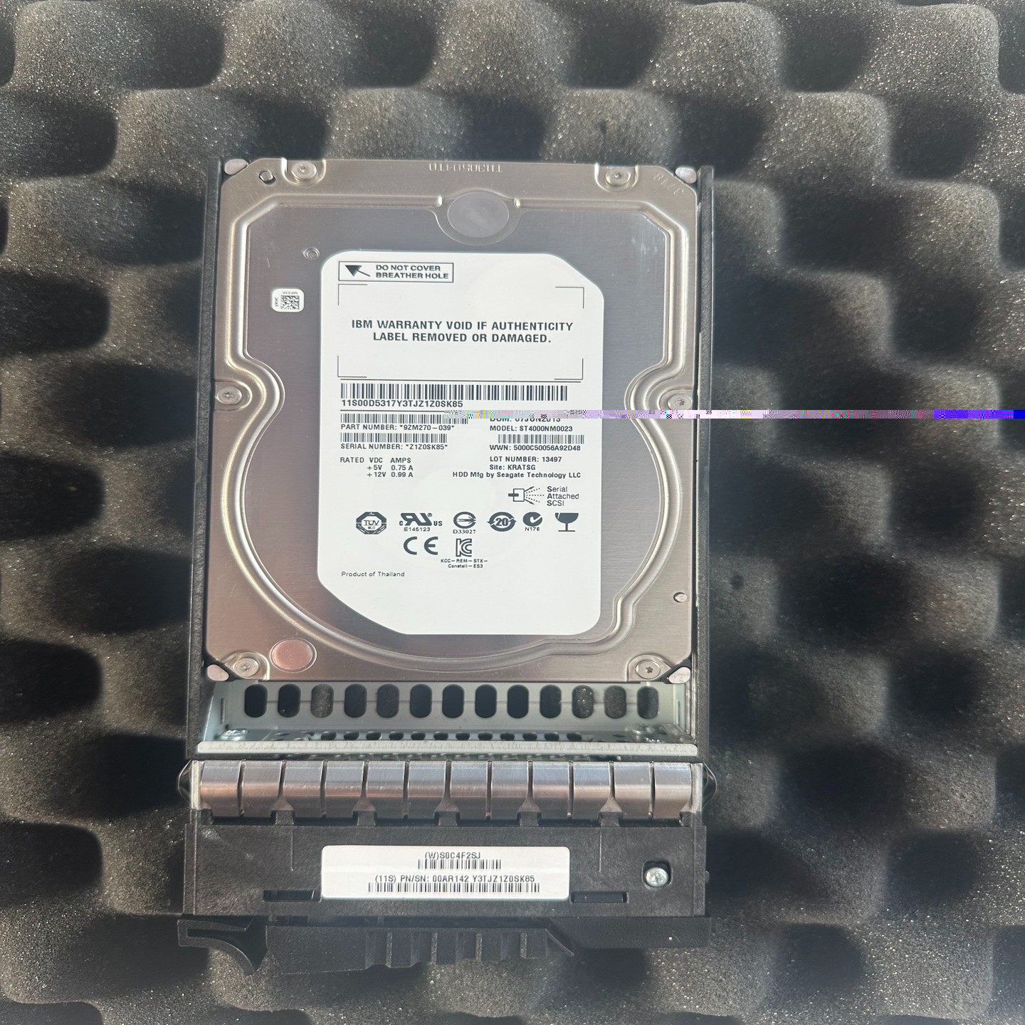 议价IBM 00AR144 00AR142 4TB 7.2K 3