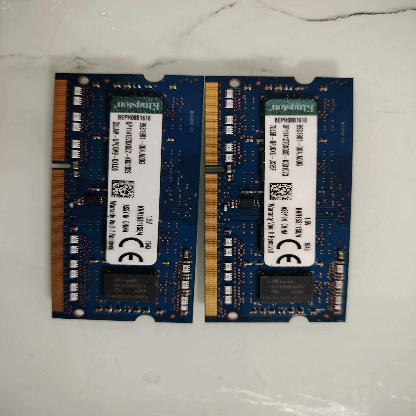 金士顿DDR34G1600MHz两条1.5V低电压双面颗