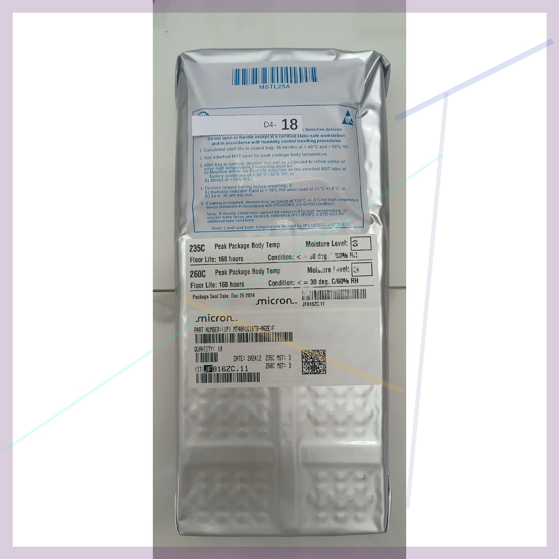 售前询价MT40A1G16TB-062EF D8CJXMicr