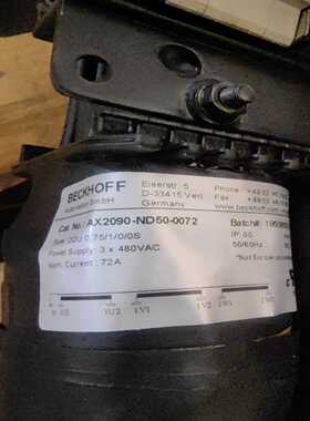 询价~倍福驱动器AX5172配套变压器AX2090-ND50-00