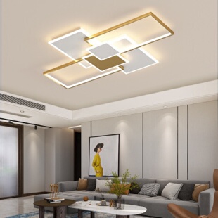 客厅吸顶灯现代简约大气家用灯具创意LED客厅灯卧室灯 2021年新款
