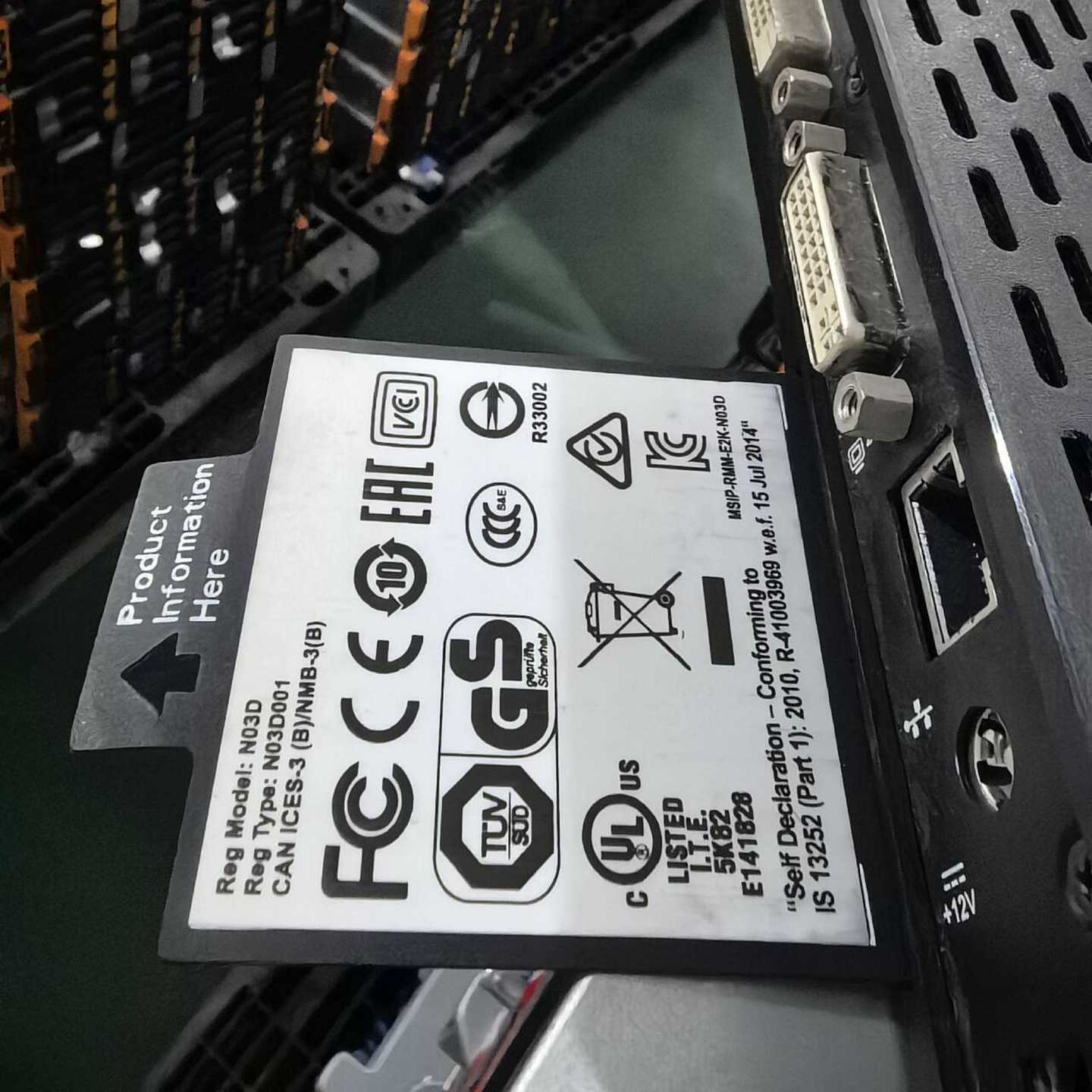 议a价戴尔精简服务器用终端N03D，4G内存，16g固态硬盘现货/维修